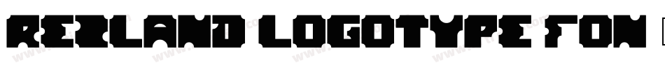 Rezland Logotype Fon字体转换
